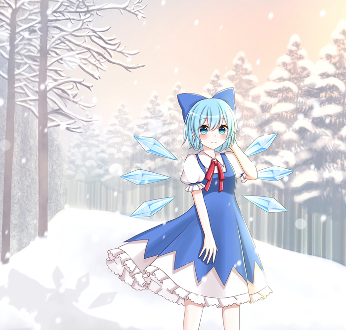 Cirno Touhou, Cirno, Anime Art, 