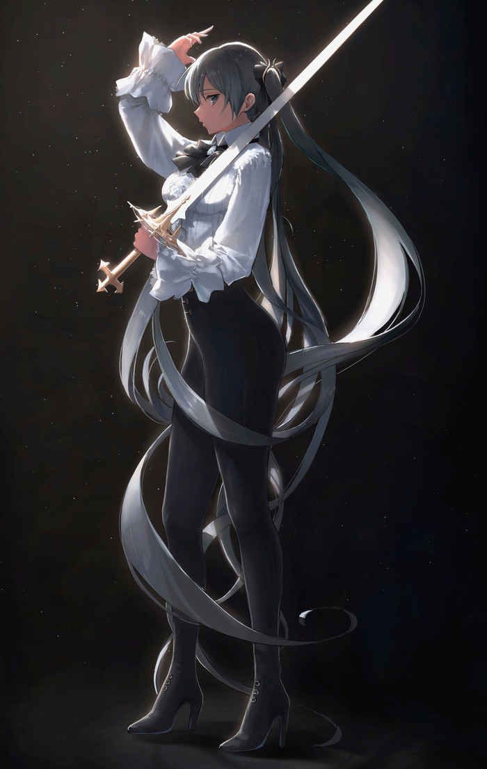 Miku , Anime Art, Hatsune Miku, Vocaloid, , , , Pigone55