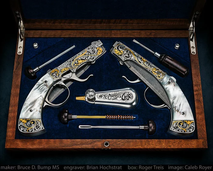 Knives-pistols, muskets knives from master Bruce Bump - Knife, Pistols, Musket, Weapon, Master, Longpost
