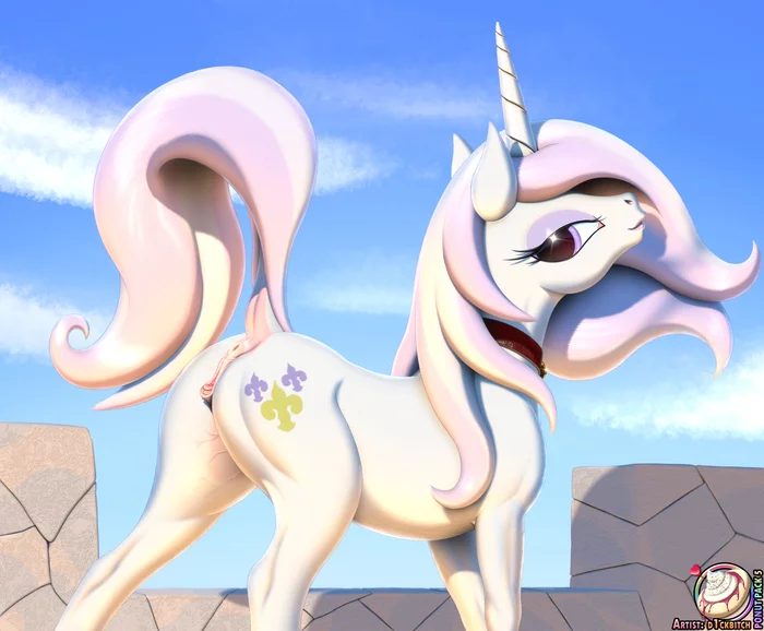 A real aristocrat - NSFW, My little pony, Fleur Dis Lee, MLP Explicit, MLP anatomically correct