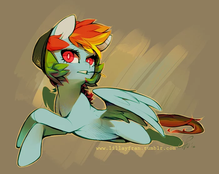 Tomboy - My little pony, PonyArt, Rainbow dash, Lillayfran