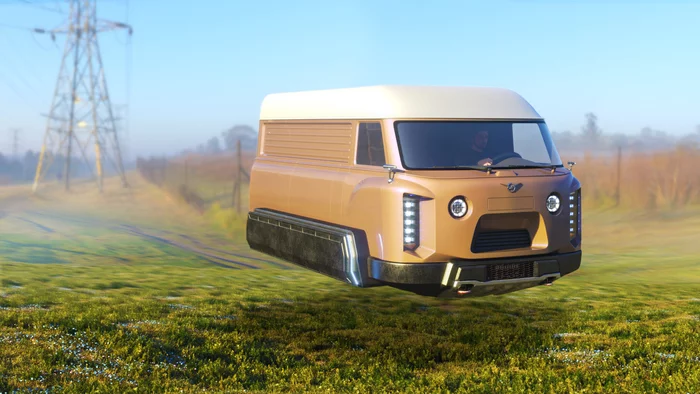 Once in the village - My, UAZ, UAZ loaf, Concept, Concept Car, Future, Village, Russia, Science fiction, , 3DS max, 3D modeling, Visualization, Corona render