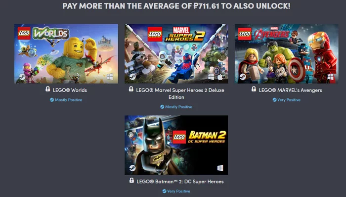 HUMBLE LEGO BUILT TO BUNDLE - Steam, Humble Bundle, Не халява, Длиннопост