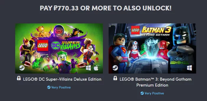 HUMBLE LEGO BUILT TO BUNDLE - Steam, Humble Bundle, Не халява, Длиннопост