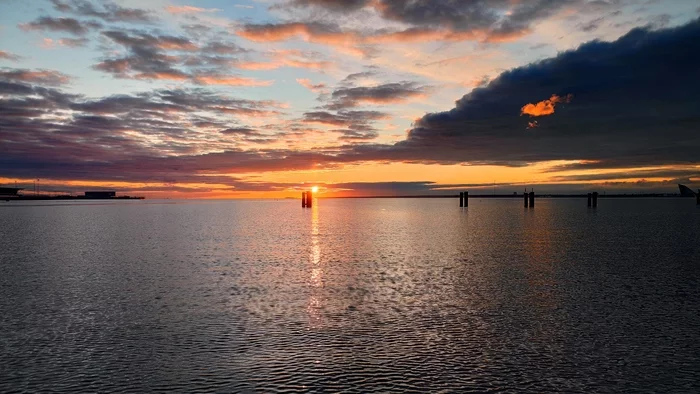 Sunset - The photo, Sunset, Saint Petersburg, Beach, Nature