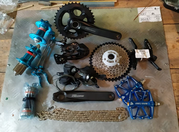 Beauty out of trash - My, Technopron, A bike, Mechanics, Stels, Formatbikes, Format, Stinger, Shimano, Longpost