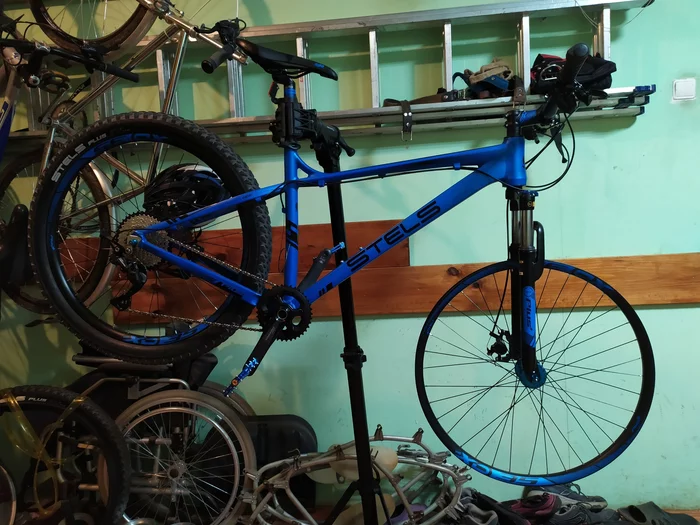 Beauty out of trash - My, Technopron, A bike, Mechanics, Stels, Formatbikes, Format, Stinger, Shimano, Longpost