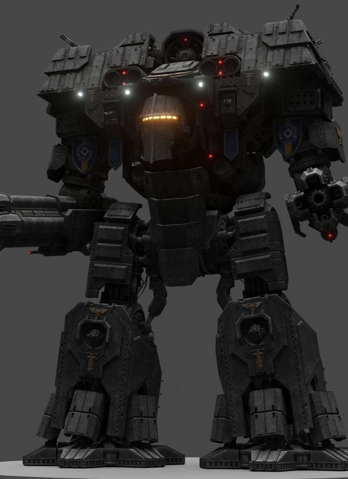 Lucius-pattern Warmaster Titan Warhammer 40k, Wh Art, Adeptus titanicus, , 3D, 