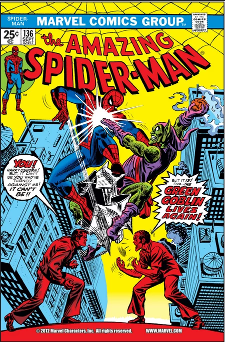 Diving into Comics: The Amazing Spider-Man #136-145 - Surprising Returns - My, Superheroes, Marvel, Spiderman, Green Goblin, Grizzly, Gwen Stacy, Longpost