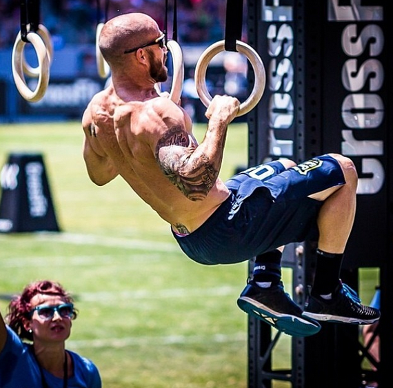 Chris Spiller's path to 100 pull-ups without breaking - Crossfit, Sport, Horizontal bar, Exercises, Gym, Pull-ups, Video, Longpost