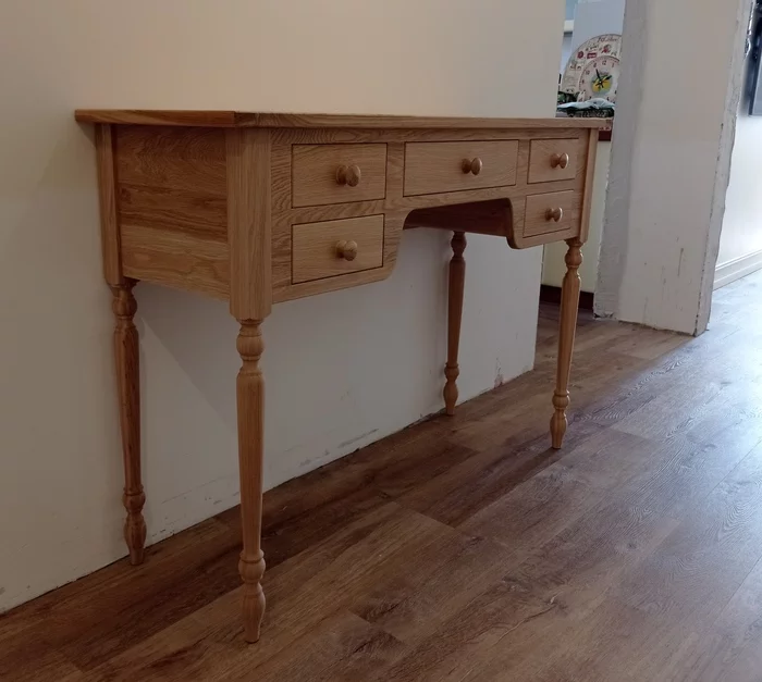 Oak console table - My, Needlework without process, Woodworking, Carpenter, Table, Longpost