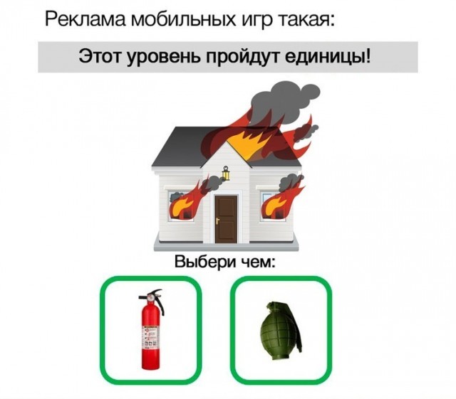 Типичная реклама мобильных игр - Мобильные игры, Раздражающая реклама