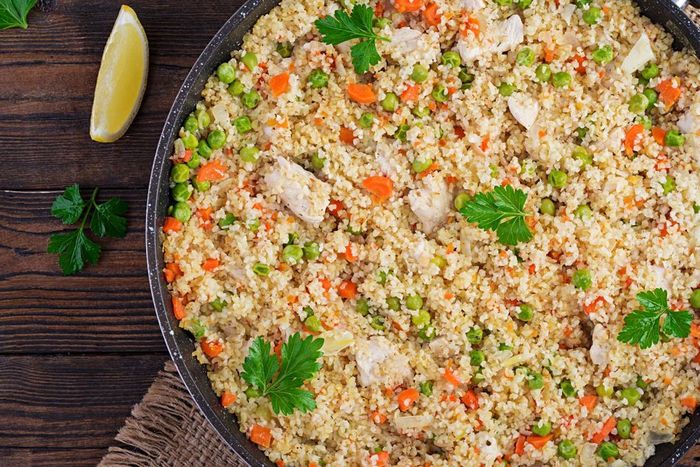 How to cook a delicious dish with bulgur (option with chicken and vegetables) - My, Bulgur, Food, Cooking, Dish, Preparation, Nutrition, Recipe, Yummy, Quickly, Hen, Longpost