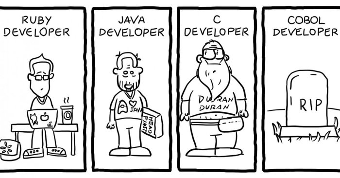 Developers: Ruby, Java, C, Cobol...