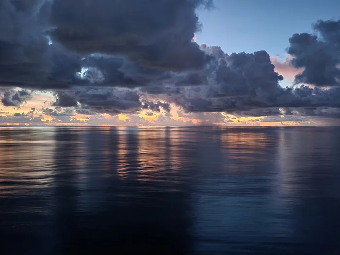 Calm Indian Ocean - My, Sailors, Sea, Ocean, The photo