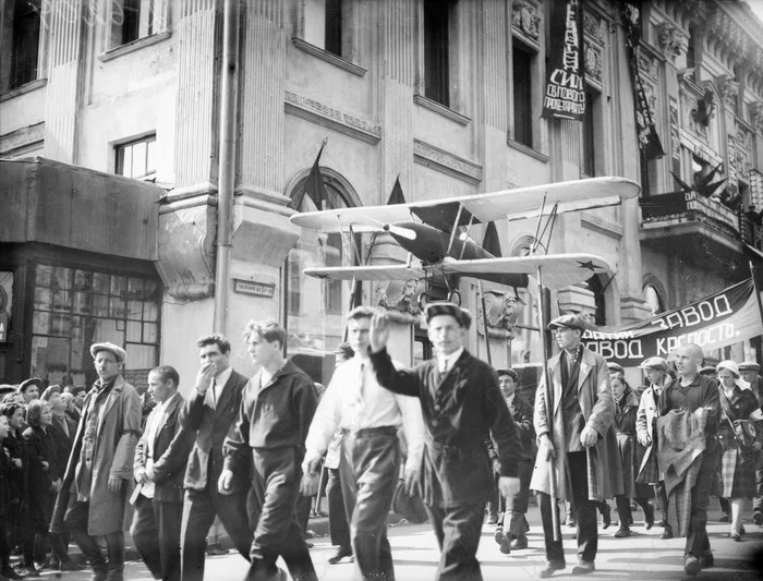 Unique photographs of May Day demonstrations in the 1930s - My, Rgakfd, 1st of May, the USSR, Story, 1930s, Longpost, Archive of film and photo documents
