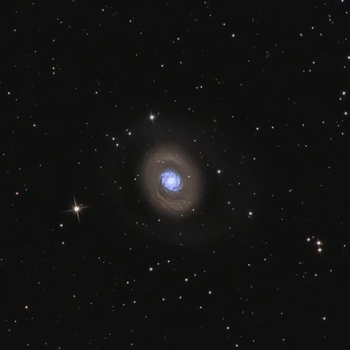 GALAXY M94 (EYE OF THE CROCODILE) - My, Galaxy, Astrophoto, Dinskaya