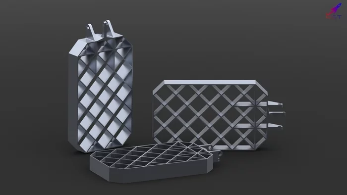 The first printed lattice rudder for the URAN 1 rocket - My, Additive technologies, Rocket