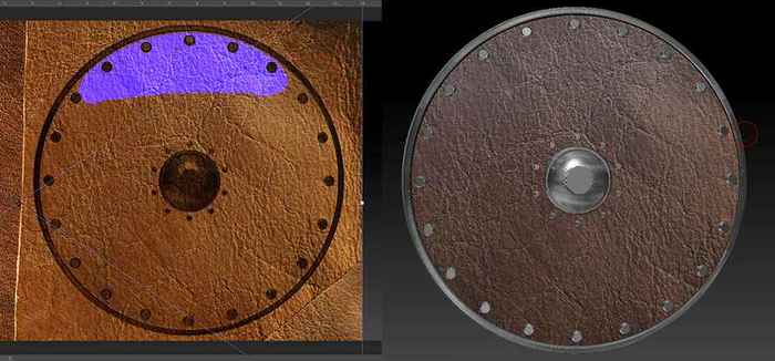 ZBrush + Photoshop. Щит викингов Zbrush, Photoshop, 3D, 3D моделирование, Урок, Длиннопост, Щит