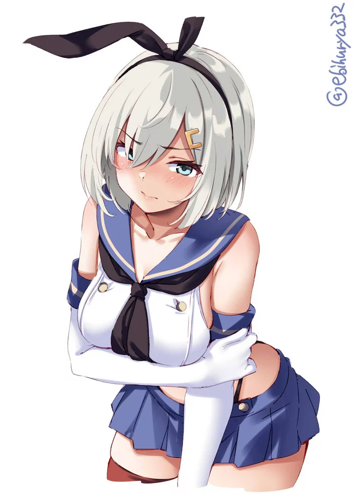 Hamakaze - Kantai Collection, Hamakaze, Shimakaze, Аниме, Anime Art