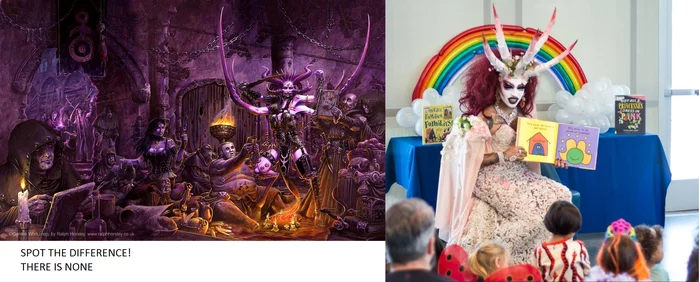 Cult of Slaanesh - Warhammer 40k, Wh humor, Slaanesh, Demonetka, Drag Queen