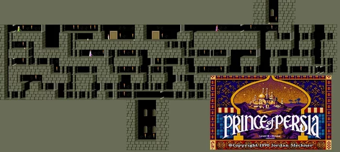 Prince or not Prince, that is the question - My, Prince of Persia, Computer games, DOS games, Dos, Dos Games, Longpost, Video, GIF, Modifications