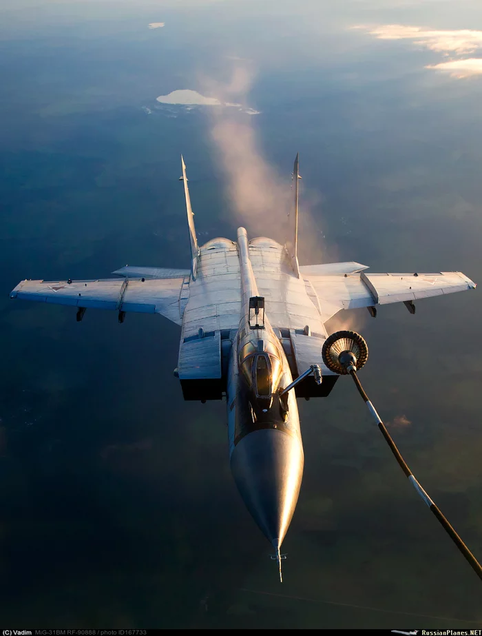 MiG-31BM - The photo, Aviation, MiG-31BM, Refueling in the air