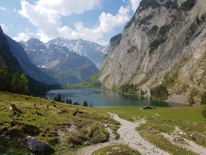 Berchtesgaden, Obersee - My, The photo, Germany, Bavaria