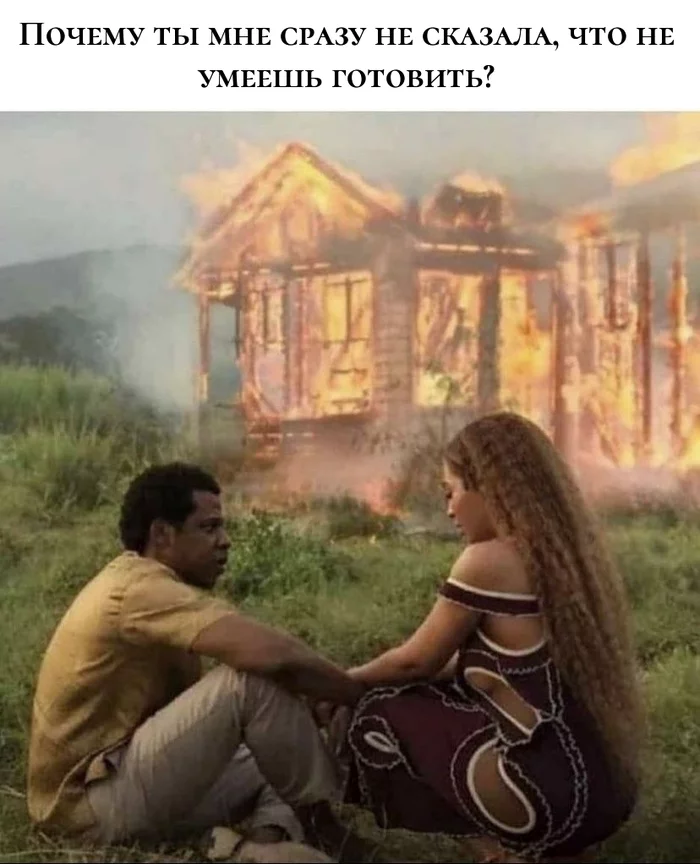 I still can't iron - Picture with text, Humor, Burned out, Fire, House, Beyonce, Jay-z