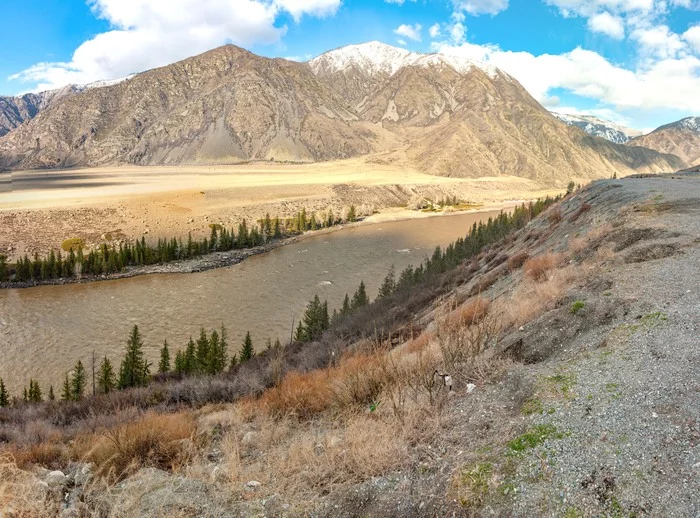 Turquoise Katun, you say? - My, Altai Republic, Katun, Seasons, Mountain Altai, Same, The photo