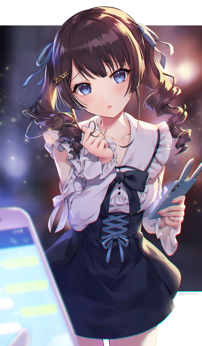  Tsukino mito, Nijisanji, Anime Art, 