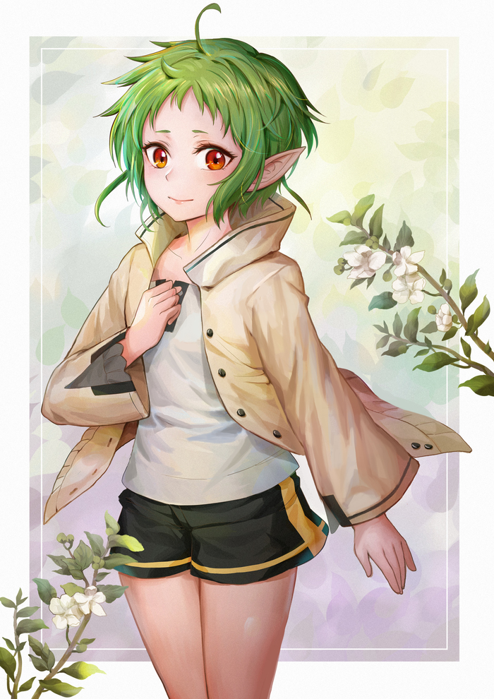  #6 , Anime Art, Mushoku tensei, Sylphiette, 