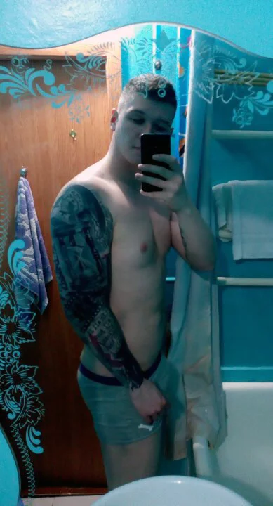 First post for Playgirl - NSFW, My, Playgirl, Mirror, Tattoo, Author's male erotica