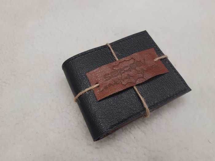 Bifold as a gift - My, Leather, Natural leather, Beefold, Wallet, Men, Presents, Handmade, Longpost, Leather products, Needlework without process, Repeat