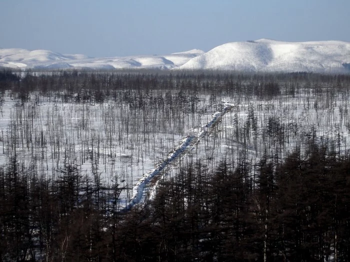A bit of Sakhalin in the feed - My, Sakhalin, Winter, Seismic survey, Work