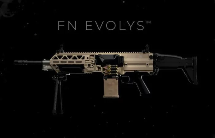 Meet my little gun lovers. New machine gun from FN. FN EVOLYS - Weapon, Machine gun, FN, Longpost