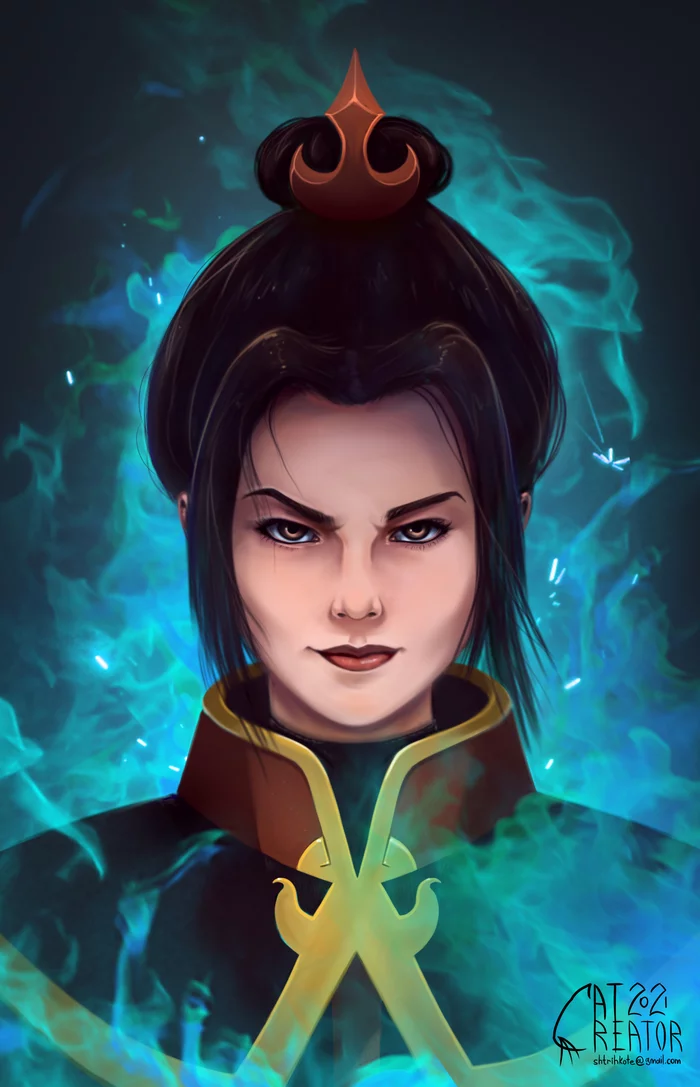 Azula - My, Azula, Girls, Portrait, Princess, Art, Avatar: The Legend of Aang