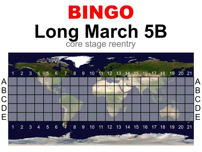 Long March bingo - place your bets - Cosmonautics, China, Long March, Rocket