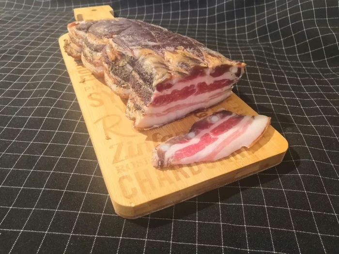 Dried pork belly - My, Jerky, Recipe, Cooking, Longpost