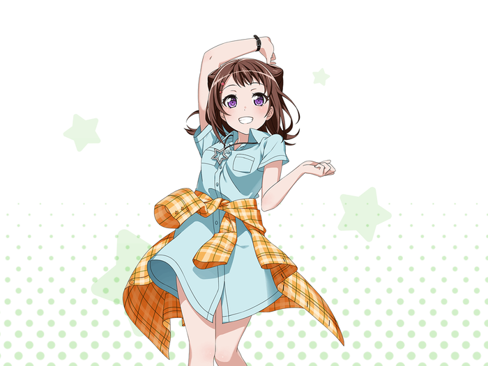 Bang Dream! - Poppin' Party -   -  1 , Anime Art, Bang Dream!, Bang Dream! Girls Band Party!, Toyama Kasumi, 