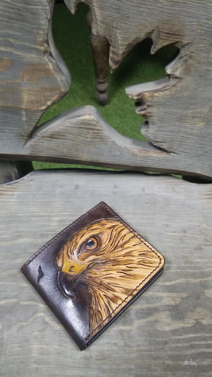 Eagles, crows and a little bit of owls) - My, Needlework without process, Handmade, Leather craft, Leather products, Embossing on leather, With your own hands, Longpost