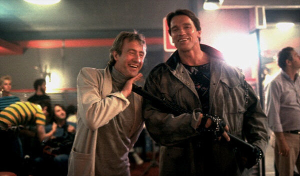 A little bit of nostalgia 26: Behind the scenes Terminator - Terminator, James Cameron, Arnold Schwarzenegger, Linda Hamilton, Michael Bean, Behind the scenes, Photos from filming, Cutted scenes, , Actors and actresses, Movies, Video, Longpost