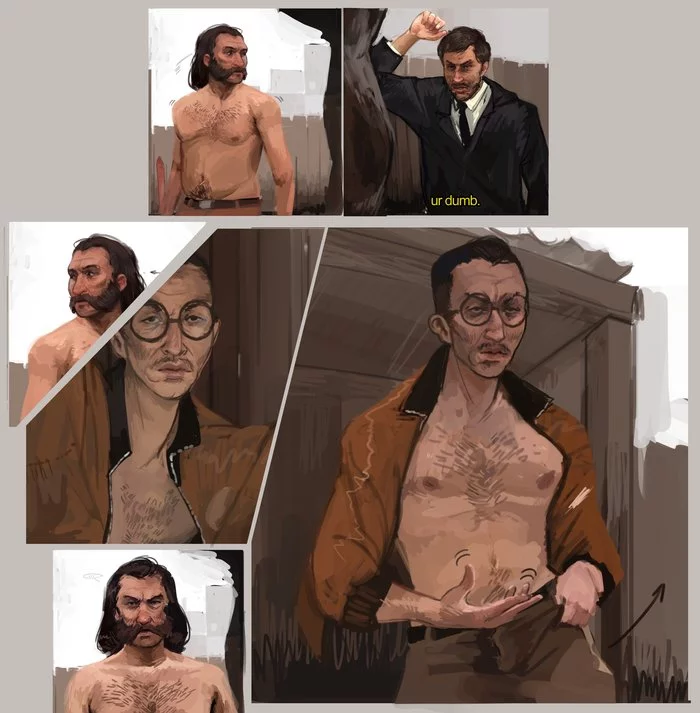 Разработчик Disco Elysium сделал пародию на клип casey frey с персонажами игры - Компьютерные игры, Disco elysium, Twitter, Длиннопост, Клип, Анимация, 3D анимация, Танцы, Музыка, Комиксы, Видео