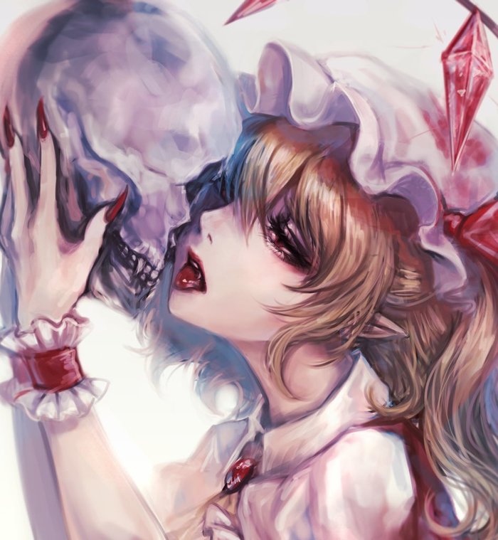  Flandre Scarlet, Touhou, Anime Art, Twitter, Kyogoku-uru, 