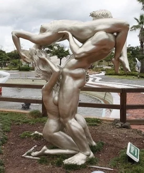 Love Land statue dedicated to open relationships in South Korea - Sculpture, South Korea, Oddities, Relationship, Longpost