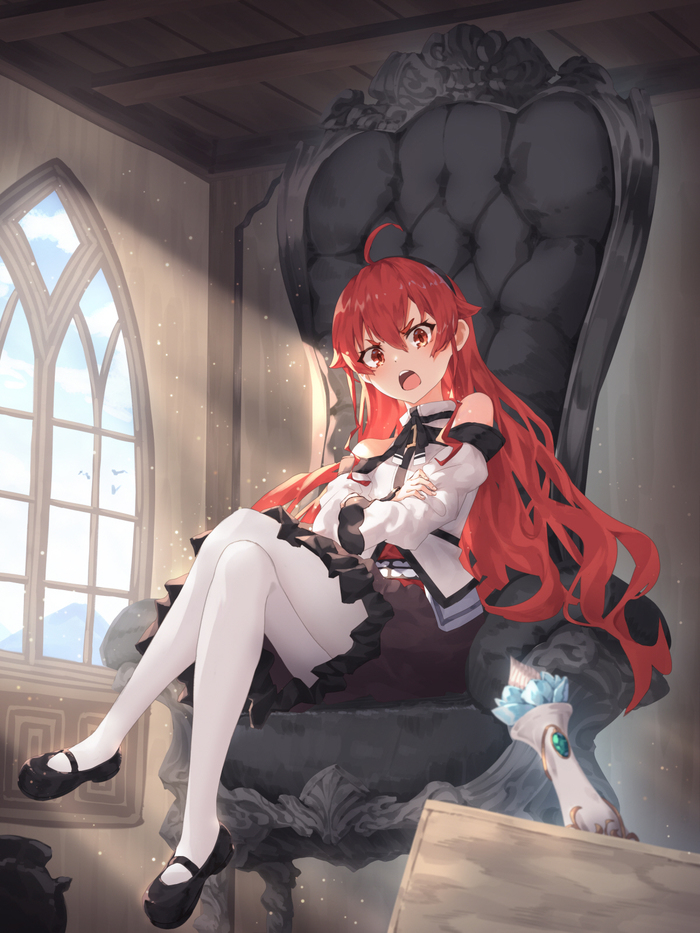  , Anime Art, Mushoku tensei, Eris Boreas Greyrat