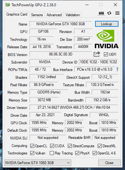 Palit JetStream GTX1060 не работает в PCI x16 - Моё, Ремонт техники, Видеокарта, Длиннопост