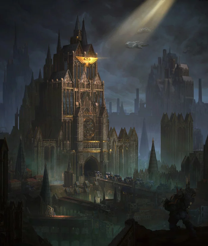 Light in the hive - Warhammer 40k, Wh Art, Art, Hive City, Imperium