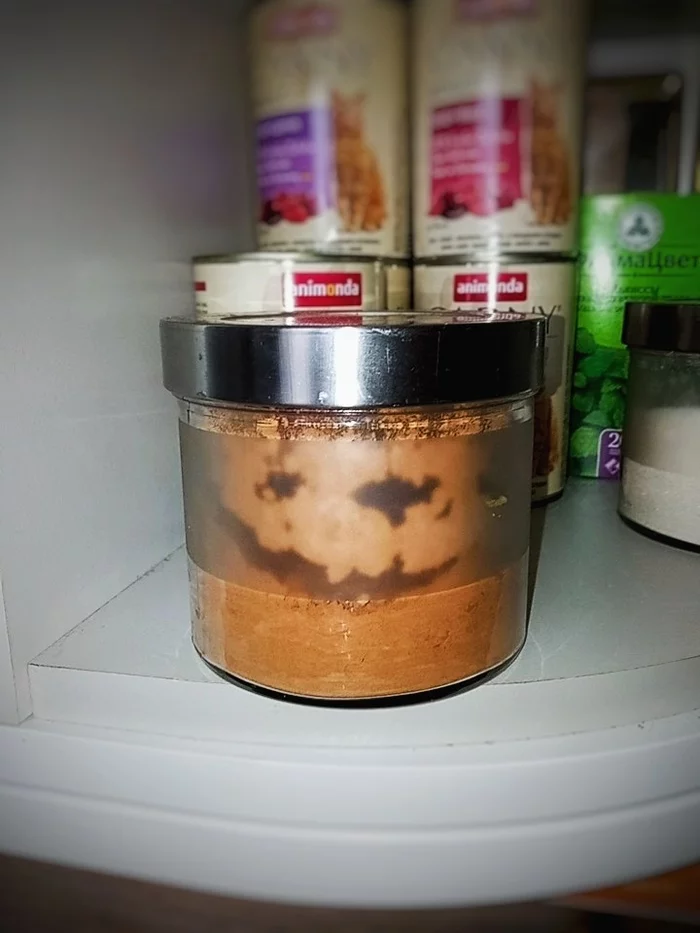 I wanted to drink cocoa, I reached for a can... I didn’t want to - My, Pareidolia, Cocoa, It seemed, Longpost