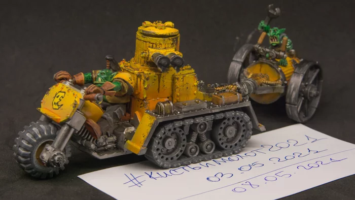 Wartrukk Scorcha - Моё, Wh miniatures, Орки, Warhammer 40k, Длиннопост